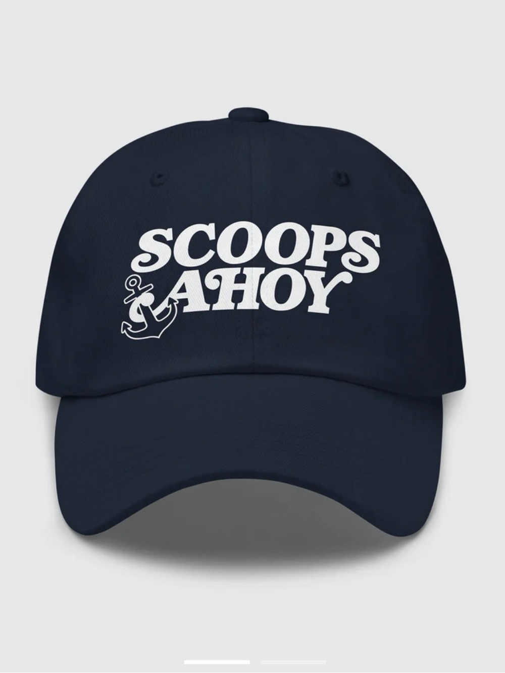 Stranger Things Netflix Scoops Ahoy Navy Baseball Cap New no Tags